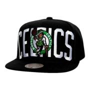 Zwarte Celtics Snapback Pet Mitchell & Ness , Black , Heren