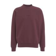 Rode Geborduurde Logo Sweater Aw24 C.p. Company , Red , Heren