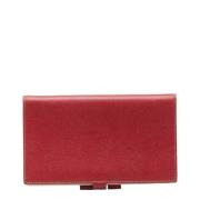 Pre-owned Leather home-office Hermès Vintage , Red , Dames