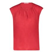 Geplooide Blousetop Betty & Co , Red , Dames