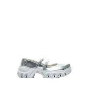 Metallic Finish Chunky Sole Schoenen Rombaut , Gray , Dames