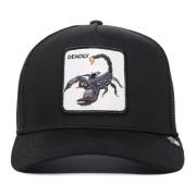 Zwarte Schorpioen Dodelijke Truckerpet Goorin Bros , Black , Heren