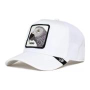 Witte Papegaai Trucker Cap Platinum Goorin Bros , White , Heren