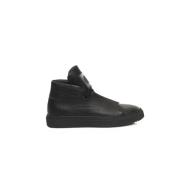 Echt Lederen Hoge Sneaker Cerruti 1881 , Black , Heren