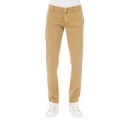 Beige Katoenmix Broek met Zakken Jacob Cohën , Beige , Heren