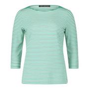 Gestreept Shirt met Boothals Betty Barclay , Multicolor , Dames