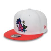 Witte Dodgers MLB Bloemenpet New Era , White , Heren