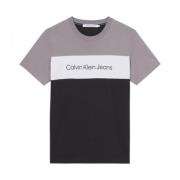 Korte Mouw T-shirt Calvin Klein , Gray , Heren