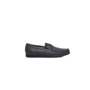 Heren Leren Loafers Rubberen Zool Cerruti 1881 , Blue , Heren