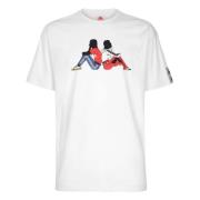 Banda Pop T-shirt Kappa , White , Heren