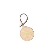 Leren Dames Sleutelhanger Accessoires Trussardi , Beige , Unisex