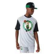 Celtics NBA Grijze T-shirt New Era , Gray , Heren