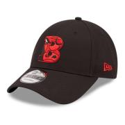 Zwarte Bulls Team Logo Pet New Era , Black , Heren