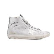 Witte High Top Sneakers Golden Goose , White , Dames