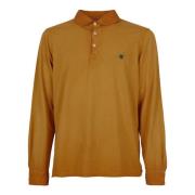 Gele Katoenen Poloshirt Gallo , Yellow , Heren