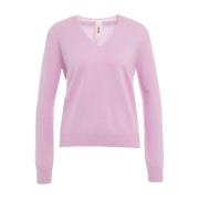 Roze Cashmere Gebreide Trui Aw24 MVM , Pink , Dames