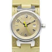 Pre-owned Stainless Steel watches Louis Vuitton Vintage , Beige , Dame...