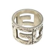 Pre-owned Silver rings Gucci Vintage , Gray , Dames