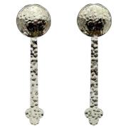 Pre-owned Metal earrings Loewe Pre-owned , Gray , Dames