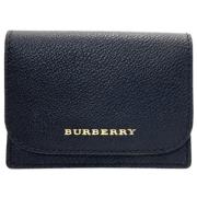 Pre-owned Leather wallets Burberry Vintage , Black , Dames