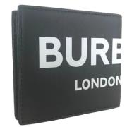 Pre-owned Leather wallets Burberry Vintage , Black , Heren