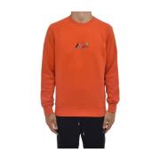 Sweatshirt met ronde hals Sun68 , Orange , Heren