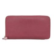 Pre-owned Fabric wallets Hermès Vintage , Red , Dames