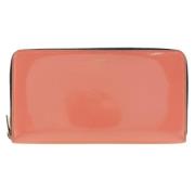 Pre-owned Leather wallets Celine Vintage , Orange , Dames