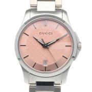 Pre-owned Stainless Steel watches Gucci Vintage , Pink , Dames