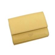 Pre-owned Leather wallets Celine Vintage , Yellow , Dames