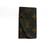 Pre-owned Canvas key-holders Louis Vuitton Vintage , Brown , Dames