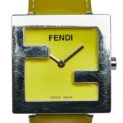 Pre-owned Stainless Steel watches Fendi Vintage , Yellow , Dames