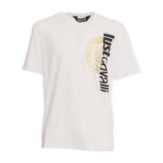 Korte Mouw T-Shirt Just Cavalli , White , Heren