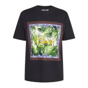 Korte Mouw T-shirt Just Cavalli , Black , Heren