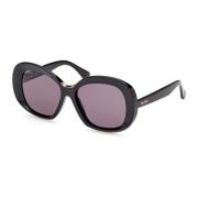 Edna Zonnebril Zwart 01A Max Mara , Black , Dames