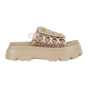 Nude & Neutrals Pantoffels Verhoog Stijl UGG , Beige , Dames