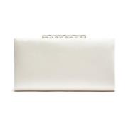 Kristallen Clutch voor speciale gelegenheden Stuart Weitzman , Beige ,...