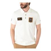 Polo Korte Mouw Aeronautica Militare , White , Heren