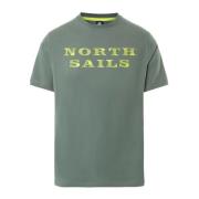 Korte Mouw T-shirt North Sails , Green , Heren