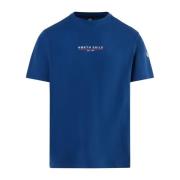 Korte Mouw T-shirt North Sails , Blue , Heren