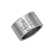 Pre-owned Silver rings Gucci Vintage , Gray , Dames