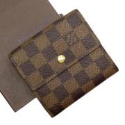 Pre-owned Canvas wallets Louis Vuitton Vintage , Brown , Dames