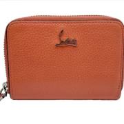 Pre-owned Leather wallets Christian Louboutin Pre-owned , Red , Dames