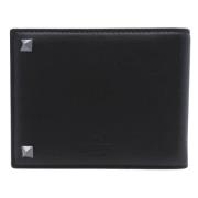 Pre-owned Leather wallets Valentino Vintage , Black , Heren