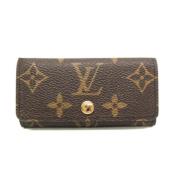 Pre-owned Canvas key-holders Louis Vuitton Vintage , Brown , Dames