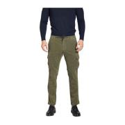 Fluwelen Cargo Broek Extra Slim Fit Mason's , Green , Heren