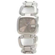 Pre-owned Stainless Steel watches Gucci Vintage , Gray , Dames