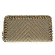 Pre-owned Faux Fur wallets Stella McCartney Pre-owned , Beige , Dames