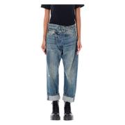 Crossover Jeans Kelly Blue Distressed Wash R13 , Blue , Dames