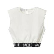 Elegante Witte T-shirt voor Vrouwen Gaëlle Paris , White , Dames